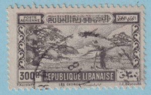 LEBANON C100 AIRMAIL  USED - NO FAULTS VERY FINE! - BJT