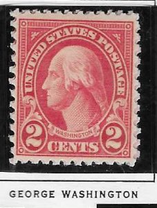 US#583  2c Washington (MNH)  CV $6.25