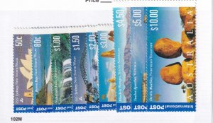 AUSTRALIA # 1839-1846  VF-MNH TOURIST ATTRACTIONS FRESH AND CLEAN