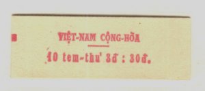 South Vietnam Scott 290Ab Mint NH booklet [TH1144]