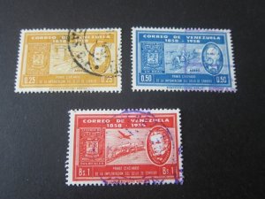 Venezuela 1959 Sc C706-8 set FU