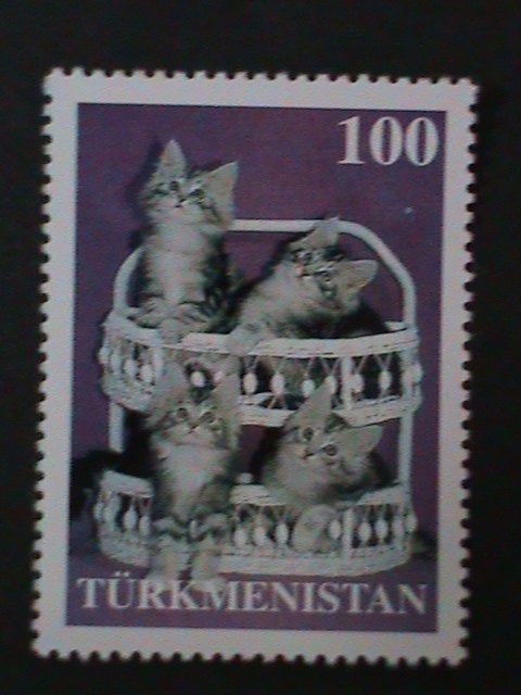 TURKMENISTAN-LOVELY BEAUTIFUL CATS COMPLETE SET MNH -VF WE SHIP TO WORLDWIDE