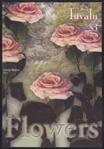 Tuvalu 2003 MNH Sc #926 $3 Candy Bianca rose - Flowers