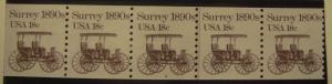 Scott 1907, 18 cent Surrey, PNC5, #4, MNH, slight shift rt