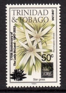 TRINIDAD & TOBAGO 2022 FLOWERS LADY McLEOD ANNIVERSARY PLANTS BLUMEN FLEURS OVPT