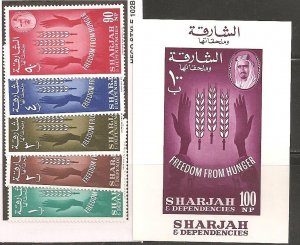 Sharjah SC 36-41 MNH