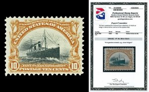 Scott 299 1901 10c Pan-American Issue Mint Graded VF 80 NH with PSE CERT