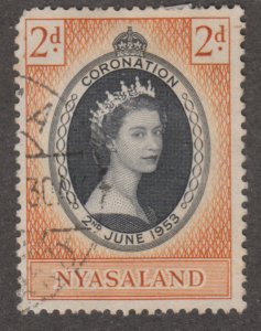 Nyasaland 96 Coronation Issue 1953