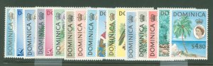 Dominica #164-80 Unused Single (Complete Set)