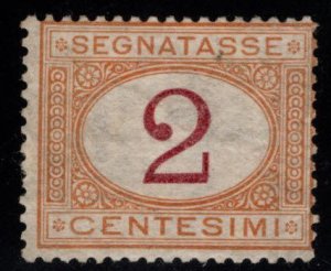 Italy Scott J4 mint no gum 1870 postage due