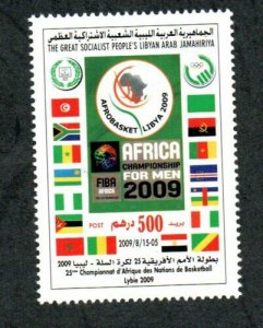 2009 - Libya – African Basketball Championship -Afrobasket 2009 - Flag- MNH** 