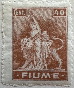 Fiume 1919 Sc.35 Unused