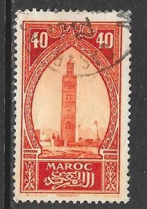 French Morocco 102: 49c Koutoublah, Marrakesh, used, F-VF