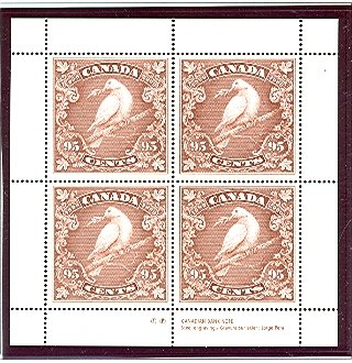 CANADA MILLENNIUM DOVES #1812-13-14...PANES MNH...$21.00