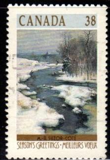 Canada - #1256 Christmas - Winter Landscapes- Used