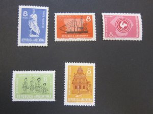 Argentina 1965 Sc 783-7 set MNH