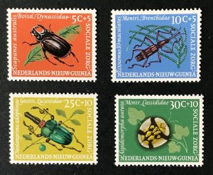 Netherlands New Guinea #27-30 Insects MNH