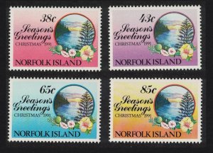 Norfolk Christmas 4v 1991 MNH SC#510-513 SG#518-521