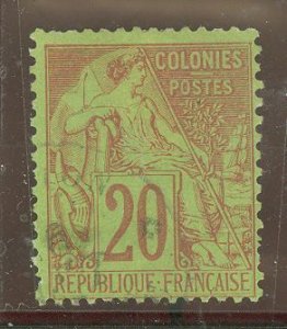 French Colonies (General Issues) #5a Used Single