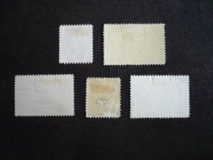 Stamps - Canada - Scott# 141-145 - Used Set of 5 Stamps