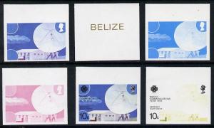 Belize 1983 Communications 10c Belmopan Earth Station x 6...