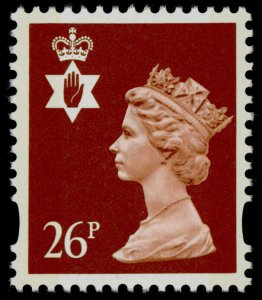 Great Britain - Northern Ireland NIMH60 MNH Queen Elizabeth Machin Head