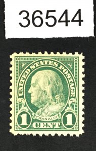 US STAMPS # 552 MINT OG NH VF/XF POST OFFICE FRESH LOT #36544