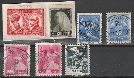 Romania Used & Mint OGH on paper