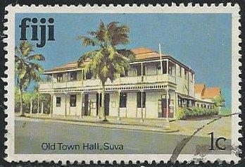 Fiji 409 (used) 1c Old Town Hall, Suva