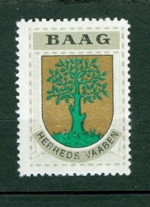 Denmark. Poster Stamp 1940/42, Mnh. District  Baag. Coats Of Arms. Tree