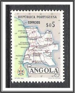 Angola #386 Map No Gum