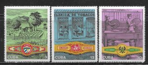 Cuba 1534-1536 Cigar Industry set MNH