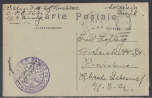 France - Mar 8, 1916 American Soldier's Letter to States