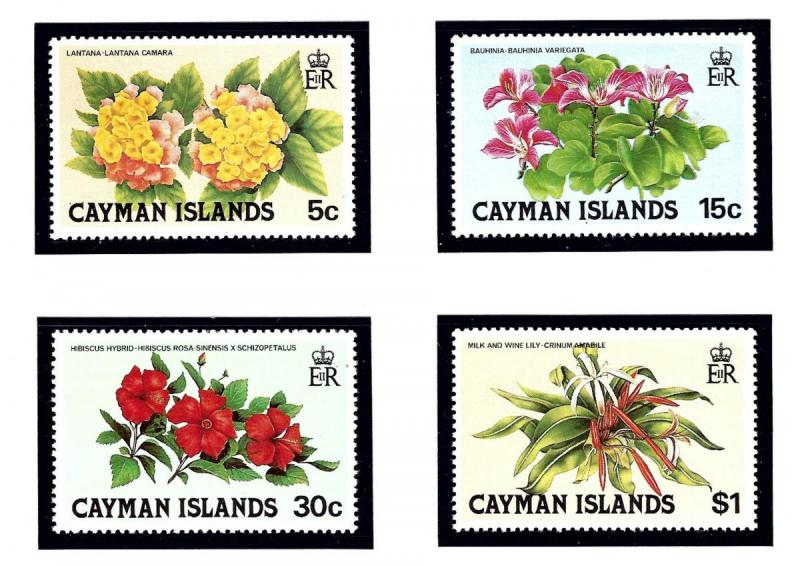 Cayman Is 448 51 MNH 1980 Flowers