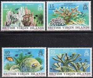 British Virgin Islands 333-36 - Mint-NH - Corals (1978) (cv $6.10)