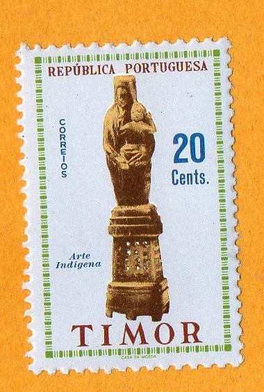 Timor Indigenous Art $20 1961 MNH