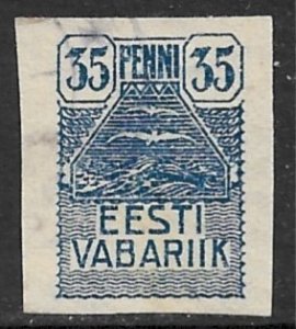 ESTONIA 1919-20 35p GULLS Issue Sc 32 VFU