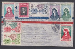 Ecuador 1952 Mixed Franking Cover to Germany