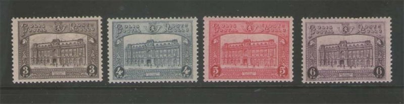 Belgium 1929 Sc Q176-Q179 MNH