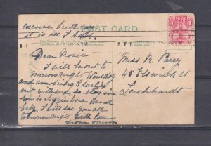 NEW SOUTH WALES, SYDNEY machine cancel  1 , 1908 Birthday ppc. to Leichhardt.