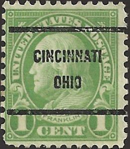 # 632 USED GREEN BEN FRANKLIN