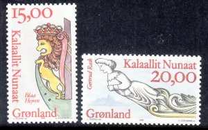 Greenland 309-310 MNH VF