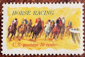 US #1528 MNH Single Horse Racing SCV $.30 L3