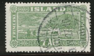 Iceland Scott 144 used 1925 stamp CV$7.50