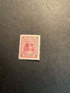 Stamps Indian States Indore Scott #9 hinged