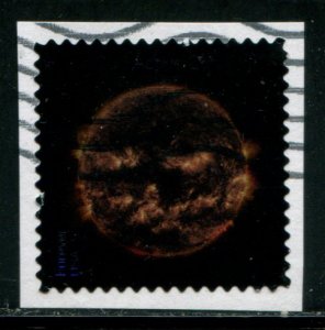 5601 US (55c) Sun Science - Active Sun SA, used on paper