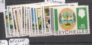 Seychelles SC 262-77, 279 MNH (4dhz)