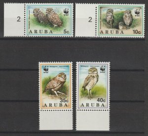 ARUBA 1994 WWF SG 521/4 MNH