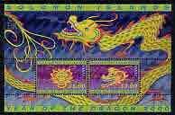 SOLOMON ISLANDS - 2000 - Chinese New Year - Perf Min Sheet - Mint Never Hinged