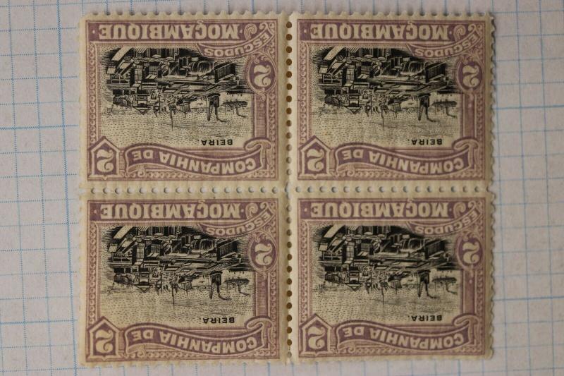 Mozambique sc#145 Mint MNH OG block 4 stamps 2c